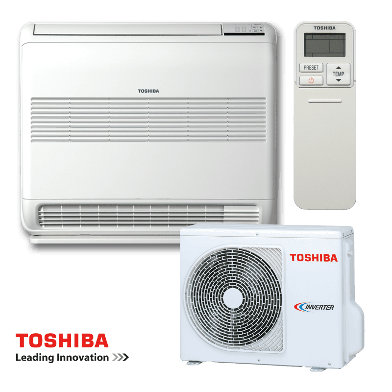 Инверторен климатик Toshiba Bi-flow RAS-B10J2FVG-E1 + RAS-10J2AVSG-E - подов тип